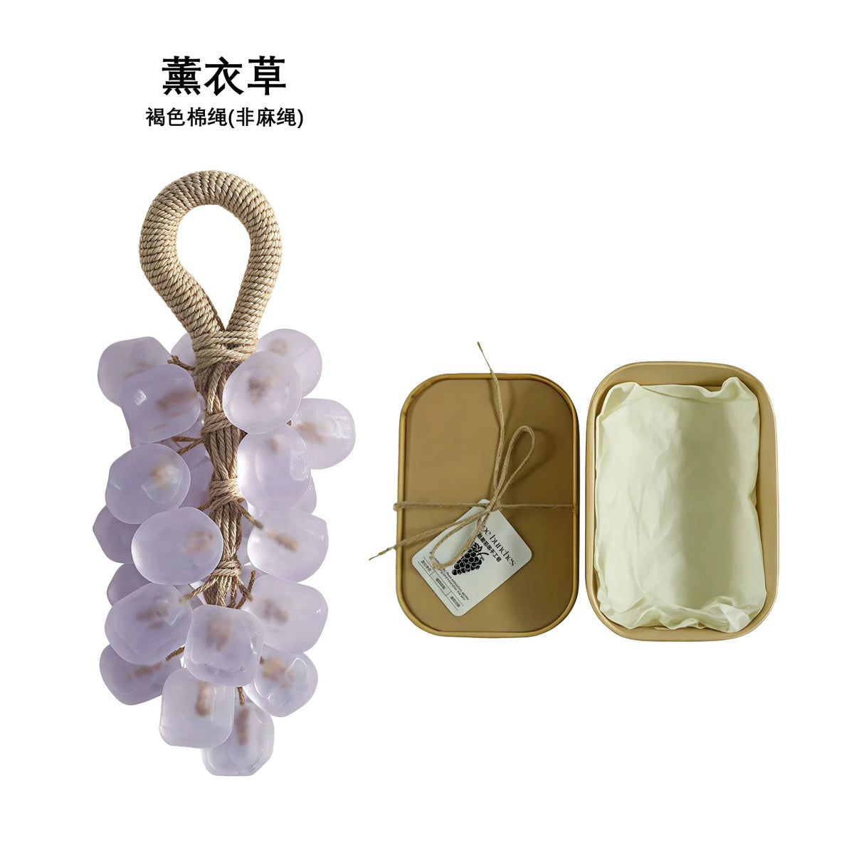 Grape Hand Soap Deep Clean Remove Dirt Moisturize Hand Body Repair Smooth Texture Dry Skin Exquisitely Handcrafted Crystal Soap