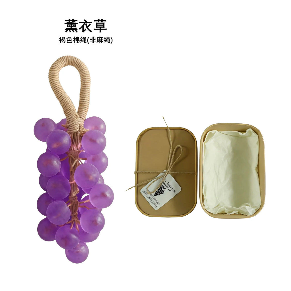 Grape Hand Soap Deep Clean Remove Dirt Moisturize Hand Body Repair Smooth Texture Dry Skin Exquisitely Handcrafted Crystal Soap
