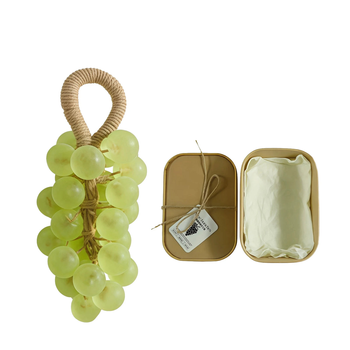 Natural Handmade Grape Soap Gift Box Plant Extract Pearl Grape Bunches Soap Bar Deep Nourishing Skin Bathing Washing Soap